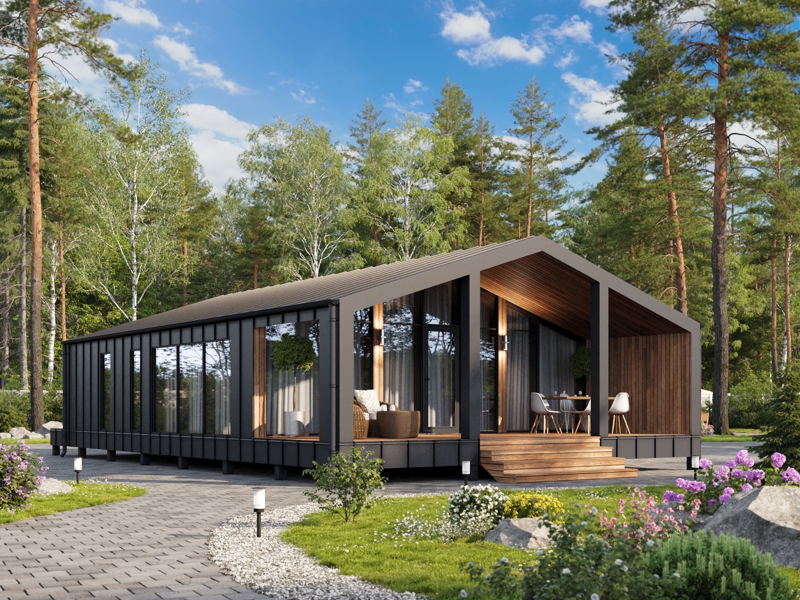 Каркасный дом VZ-871